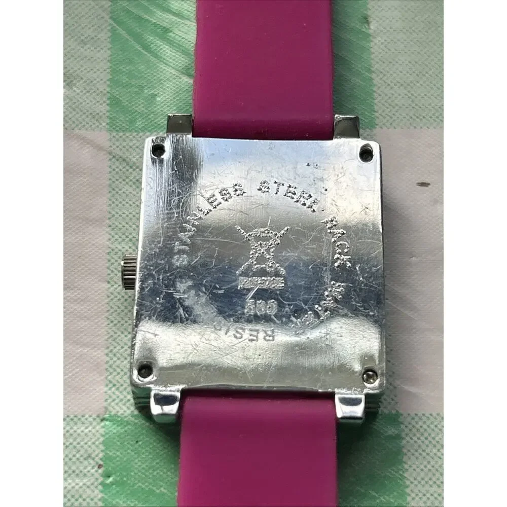 Yaki Silver Tone Pink Dial And Band Women’s Quartz Watch